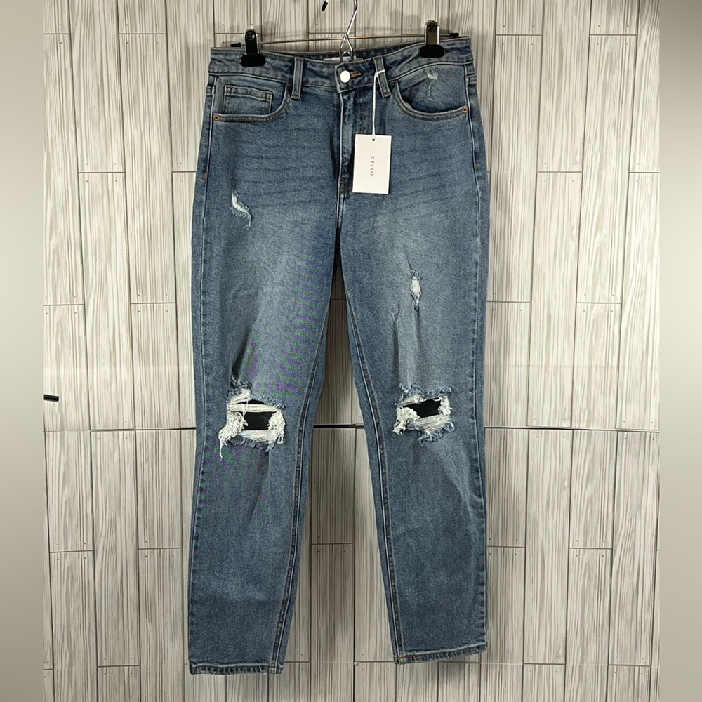 Cello Denim Distressed Jeans - Picture 1 of 10